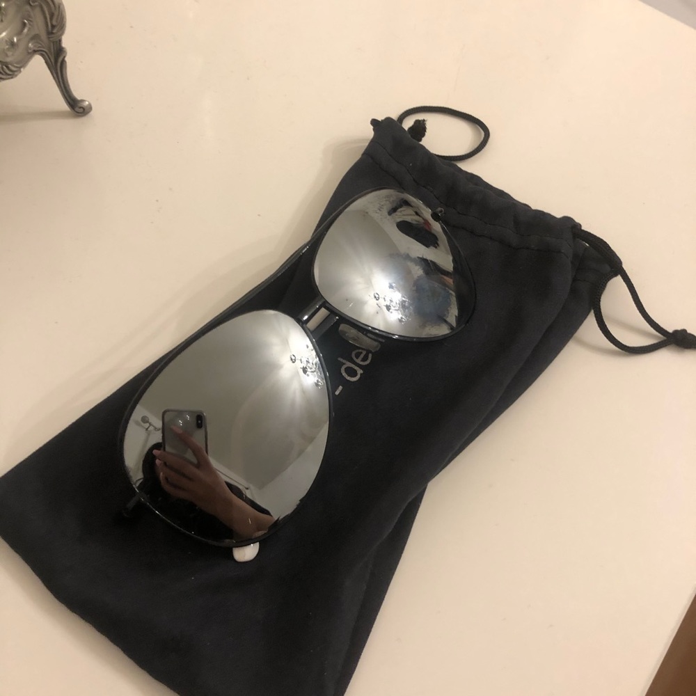 Betsey Johnson Black Out Sunglasses